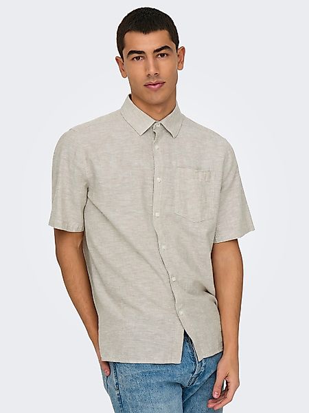 ONLY & SONS Kurzarmhemd ONSCAIDEN LIFE günstig online kaufen