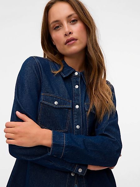 Vero Moda Jeansbluse "VMJENNIE LS DENIM SHIRT MIX NOOS" günstig online kaufen