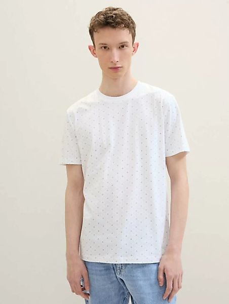 TOM TAILOR Denim T-Shirt T-Shirt mit Allover-Print günstig online kaufen