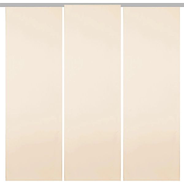 Bestgoodies Flächenvorhang Ellen 3er Pack Beige günstig online kaufen