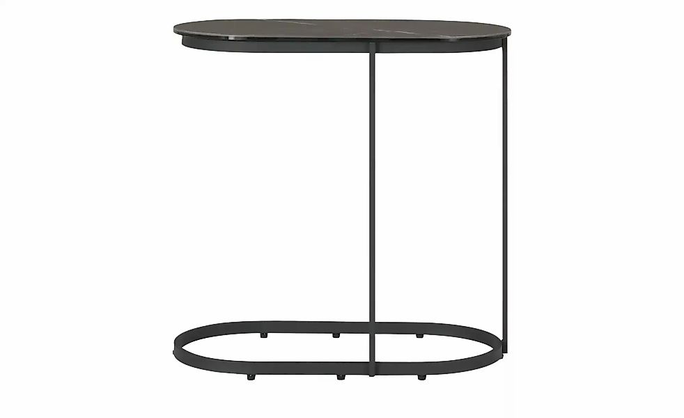 Jette Home Beistelltisch  Trace ¦ schwarz ¦ Maße (cm): B: 59 H: 55 T: 32 Ti günstig online kaufen