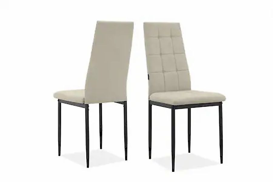 INOSIGN Esszimmerstuhl »Moana«, (Set), 2 St., Webstoff, Mit Steppung günstig online kaufen