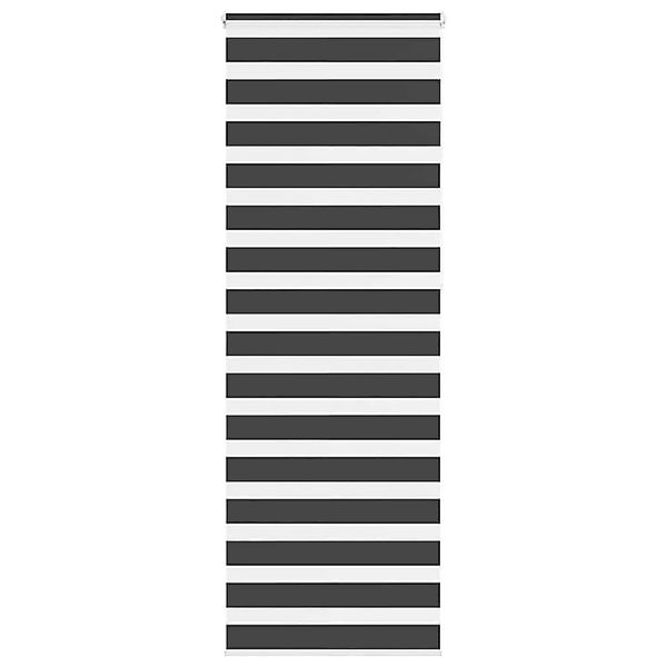 vidaXL Doppelrollo Schwarz 70x230 cm Stoffbreite 65,9 cm Polyester 4014281 günstig online kaufen