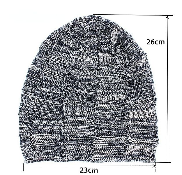 Blusmart Strickmütze Unisex-Strickmütze (Geometrische Wintermütze, Outdoor- günstig online kaufen