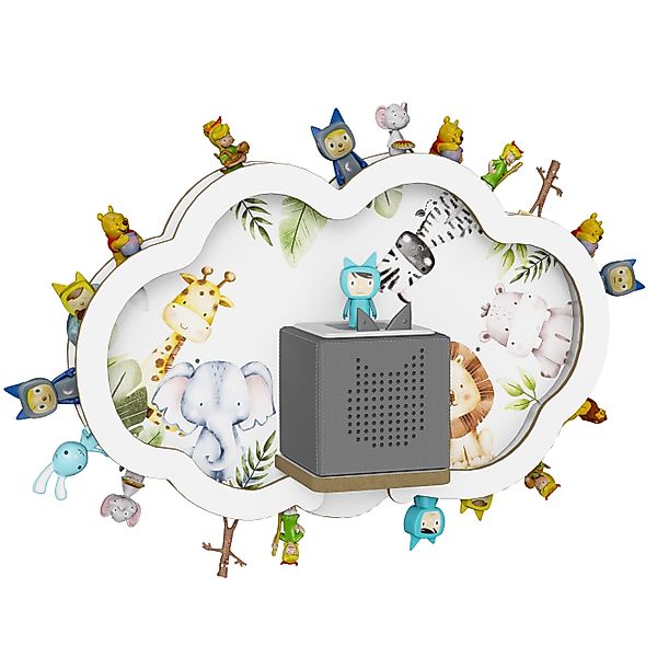 Holzura Kinderregal Tonieregal für Toniebox, Kinderregal günstig online kaufen