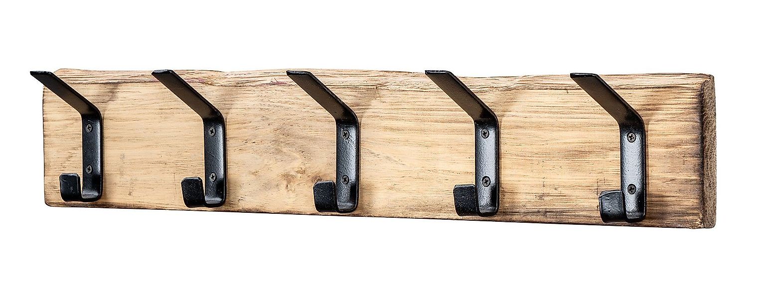 Levandeo® Garderobe, Garderobe Holz L55cm Hakenleiste günstig online kaufen