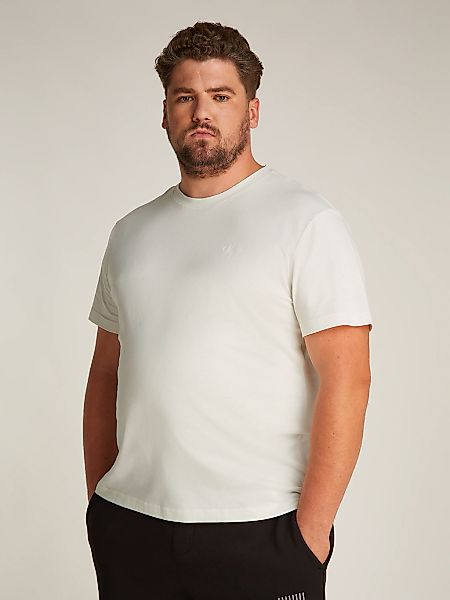 Calvin Klein Jeans Plus T-Shirt "Plus Textured Monologo Tee" in Großen Größ günstig online kaufen