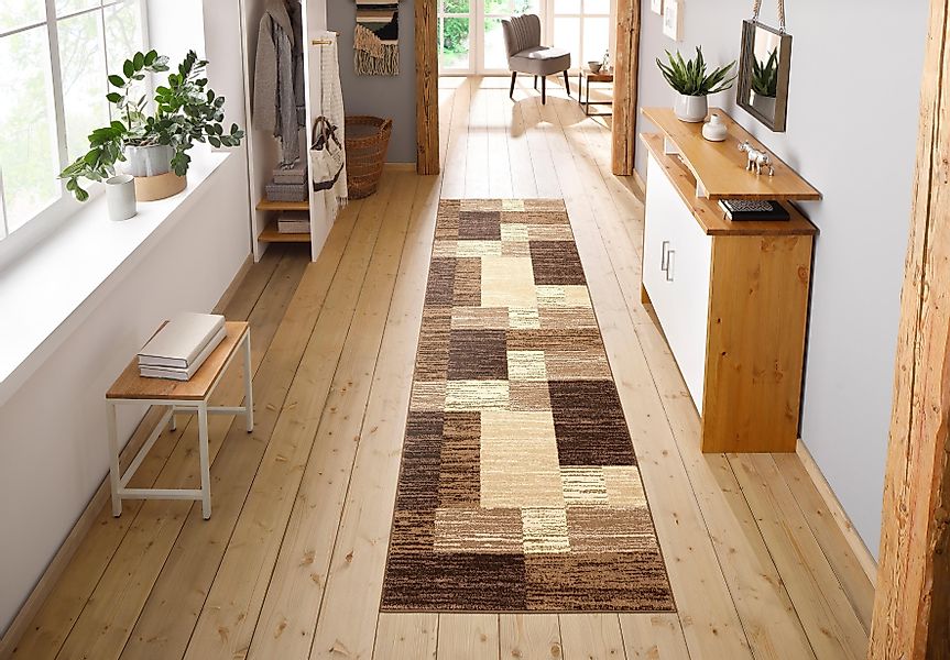 my home Läufer "Melvin" rechteckig 8 mm Höhe schön weich, Kurzflor Teppichl günstig online kaufen