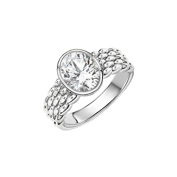 Zeeme Fingerring 925/- Sterling Silber rhodiniert günstig online kaufen