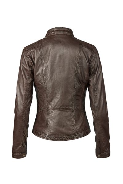 7eleven Lederjacke SEURSULA (1-St) mit Stehkragen günstig online kaufen