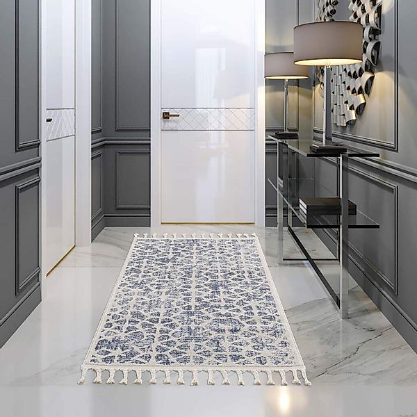 Carpet City Teppich »Art 1271«, rechteckig, 7 mm Höhe, Läufer, Kurzflor, Sk günstig online kaufen