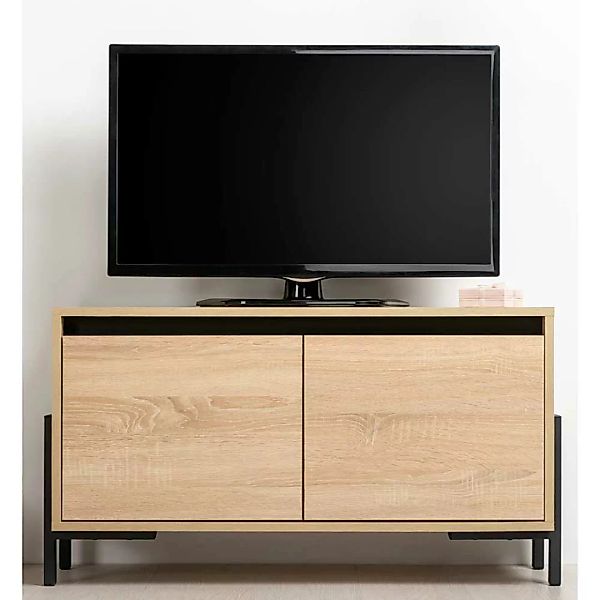 TV Element Holzoptik in Sonoma-Eiche 94 cm breit günstig online kaufen