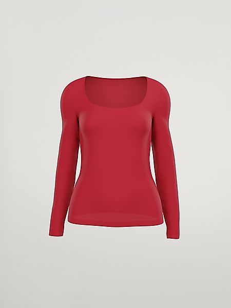 Wolford - Top Long Sleeves, Frau, lipstick, Größe: M günstig online kaufen