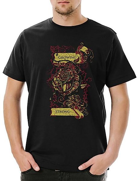 Urban Backwoods Print-Shirt Urban Backwoods Growing Strong Herren T-Shirt S günstig online kaufen