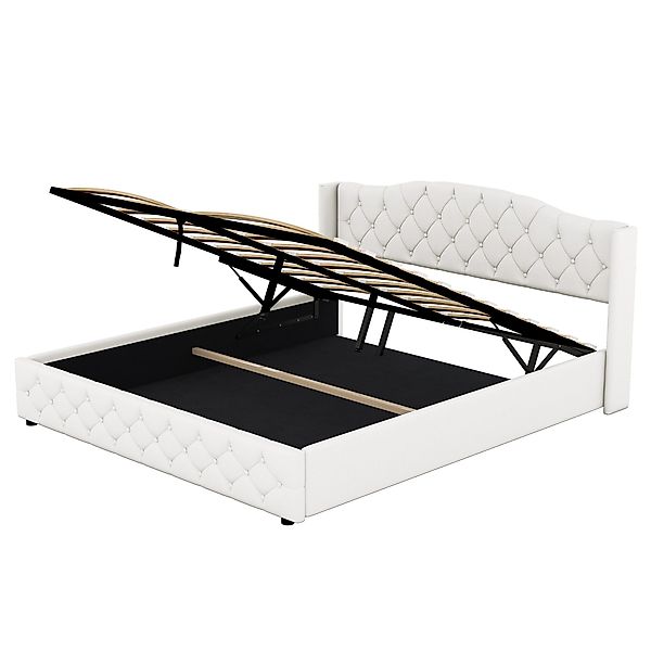 SOFTWEARY Polsterbett (Doppelbett mit Lattenrost und günstig online kaufen