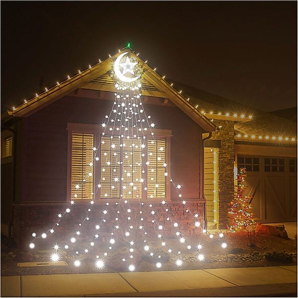 Rosnek LED-Baummantel Stern-Topper, 8 Modi, für günstig online kaufen