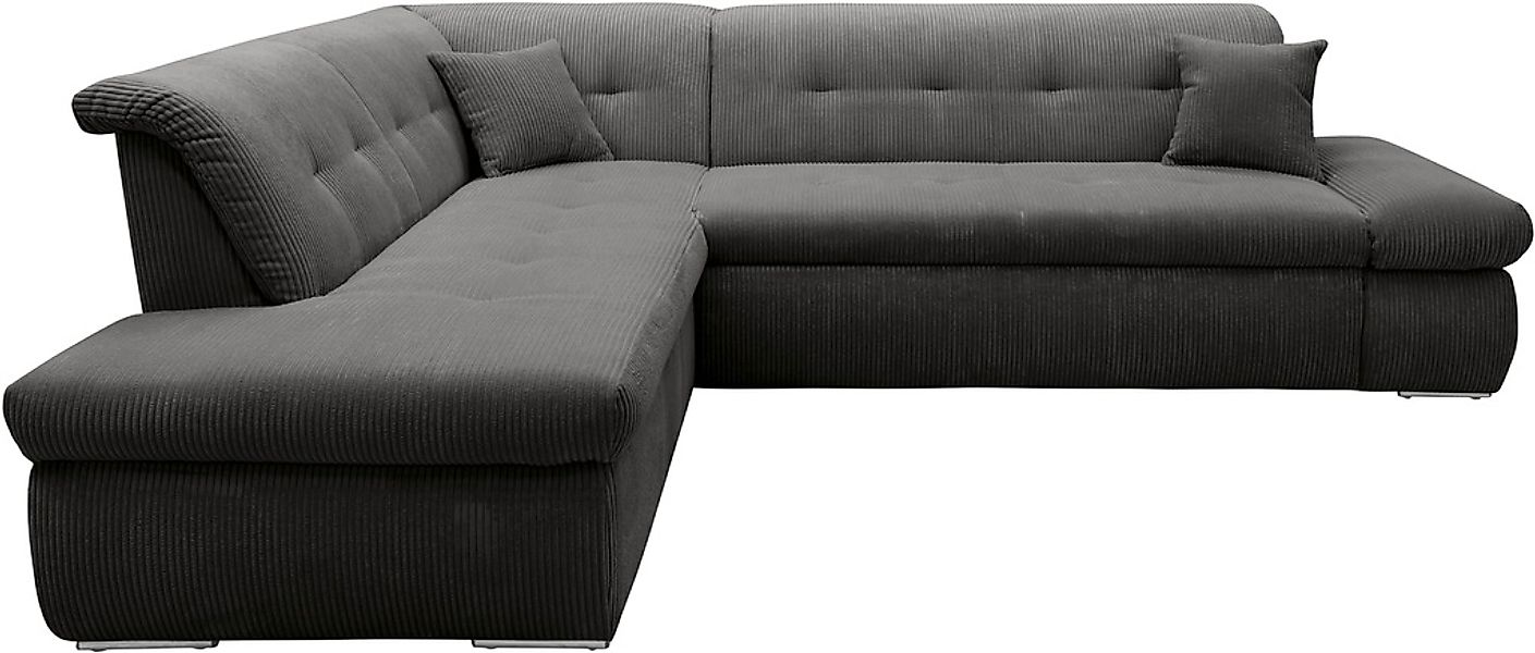 DOMO collection Ecksofa "Moric L-Form" wahlweise mit Bettfunktion und Armle günstig online kaufen
