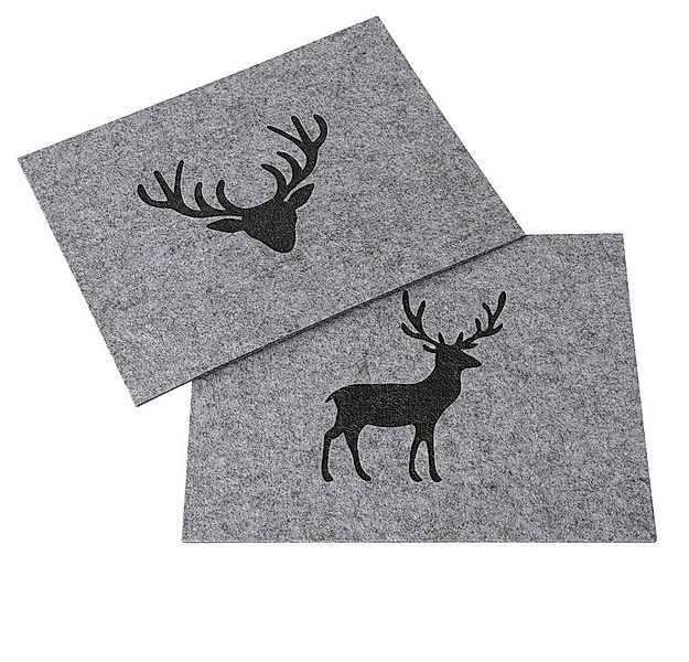 BOLTZE GRUPPE GmbH Platzset Tischset Tjark Motiv Hirsch /Hirschkopf 45x35 c günstig online kaufen