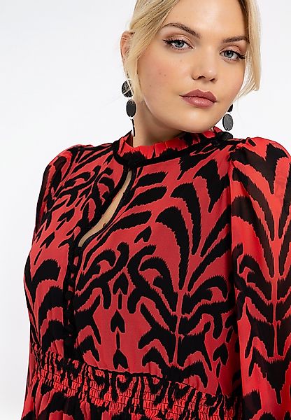 YOEK A-Linien-Kleid Damen Kleid mit Druck günstig online kaufen