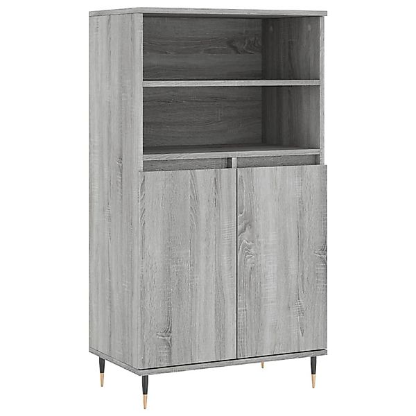 vidaXL Highboard Grau Sonoma 60x36x110 cm Holzwerkstoff 831482 günstig online kaufen