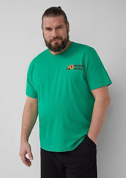 s.Oliver Kurzarmshirt T-Shirt Baumwoll-T-Shirt im Relaxed Fit mit Front- un günstig online kaufen