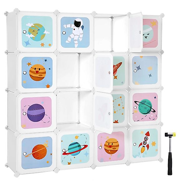 SONGMICS Kleiderschrank Kinderregal Schuhregal aus Kunststoff, günstig online kaufen