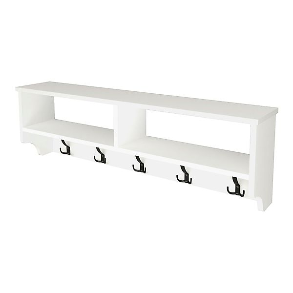 en.casa Wandgarderobe, »Åstorp« Wandregal 120x22x37cm mit günstig online kaufen