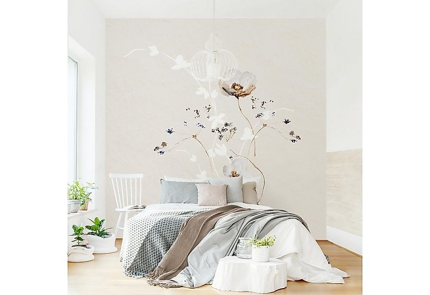 Bilderdepot24 Fototapete Blumen Japanisches Ikebana Blumentapete Floral Nat günstig online kaufen