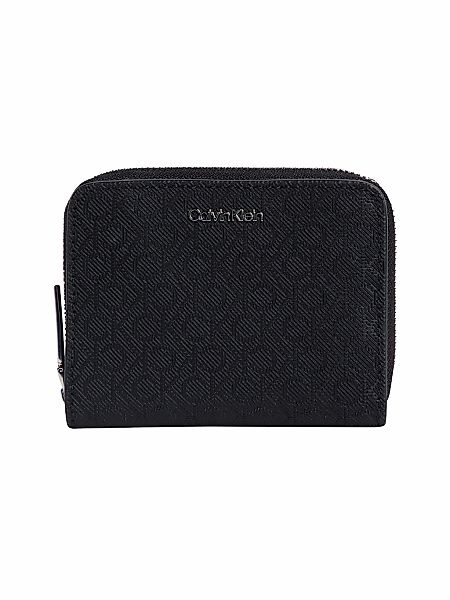 Calvin Klein Geldbörse "CK MUST AOP MD ZIP AROUND W FLAP", Damen Geldbeutel günstig online kaufen