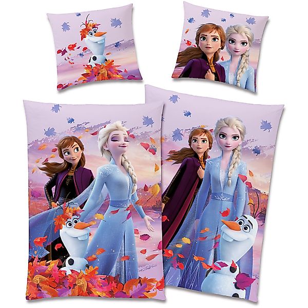 BERONAGE Kinderbettwäsche Frozen Die Eiskönigin Dreamteam günstig online kaufen