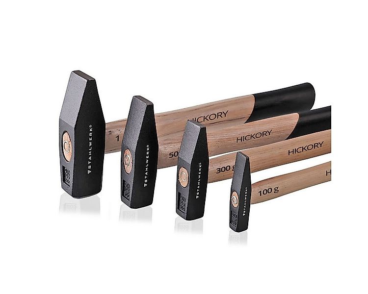 STAHLWERK Hammer Hammer Schlosserhammer Set 100g 300g 500g 1000g (Set, 4-St günstig online kaufen