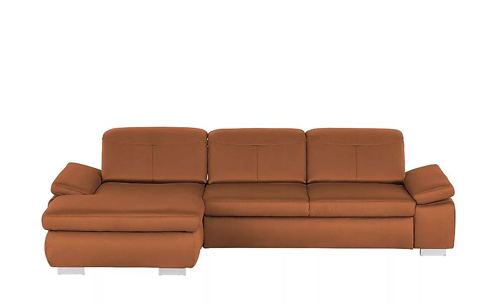 Ecksofa  Kathrin - orange - 309 cm - 85 cm - 195 cm - Polstermöbel > Sofas günstig online kaufen