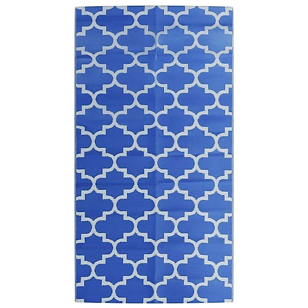 vidaXL Outdoorteppich Blau 80x150 Cm Pp 2009778 günstig online kaufen