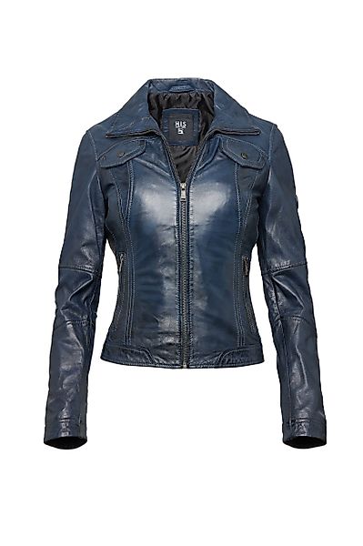 H.I.S Lederjacke (1-St) in leicht taillierter günstig online kaufen
