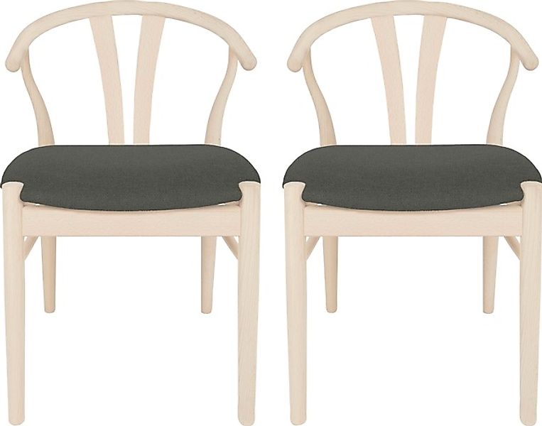 Hammel Furniture Holzstuhl »Findahl by Hammel Frida«, (Set), 2 St., Stoff, günstig online kaufen