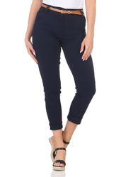 simaranda Chinohose Damen Hose Gürtel 1028 günstig online kaufen
