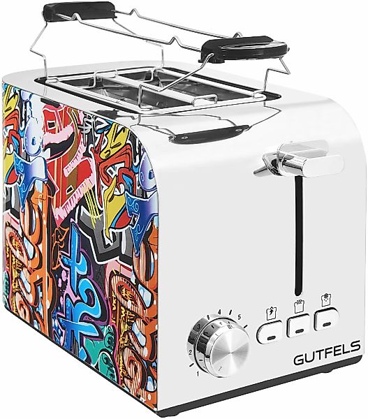 Gutfels Toaster "TOAST 3010 G" 2 kurze Schlitze 850 W 2-Scheiben-Toaster, 8 günstig online kaufen