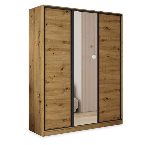 Masseno Schwebetürenschrank TARI Kleiderschrank mit Spiegel günstig online kaufen