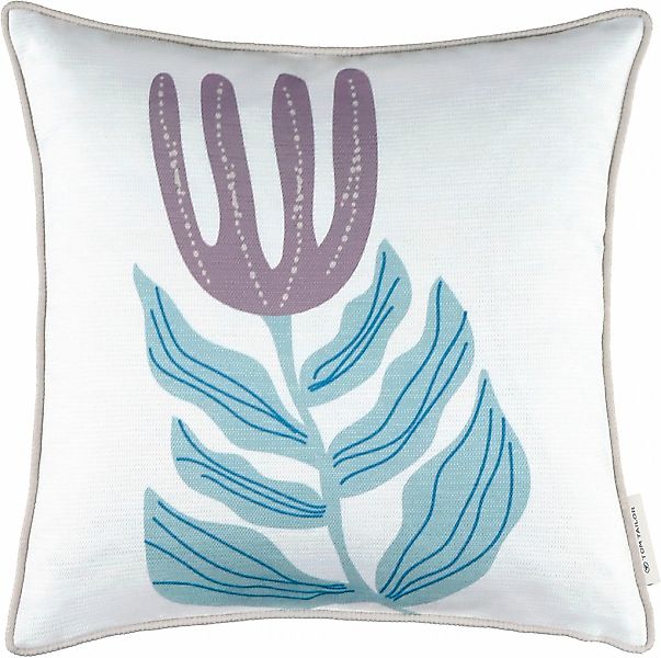 TOM TAILOR Kissenhülle "Tropical Flower" günstig online kaufen