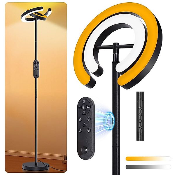 LMaxhome Stehlampe LED Stehleuchte Wohnzimmer Dimmbar günstig online kaufen