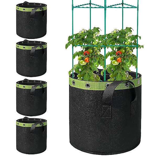 Novzep Anzuchttopf 5er-Pack 40L Pflanzbeutel aus günstig online kaufen