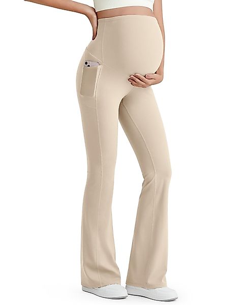 G4Free Umstandshose G4Free Damen Umstandsleggings Schlaghose günstig online kaufen