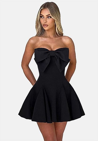 Moda Minx Jerseykleid mit schöner Schleife am Ausschnitt günstig online kaufen
