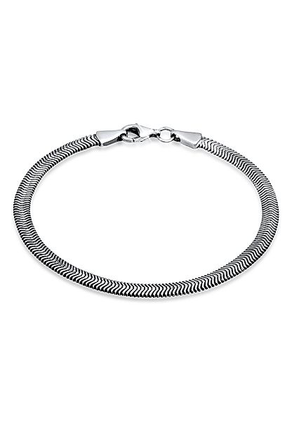 Kuzzoi Armband Flach Elegant Schlangenkette Fischgräte günstig online kaufen