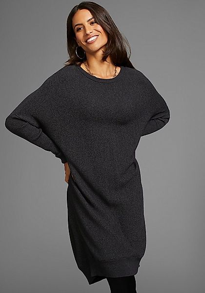 Laura Scott Longpullover in oversized Form mit Rippstruktur günstig online kaufen