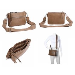 ITALYSHOP24 Schultertasche Damen Bodybag Umhängetasche Messenger günstig online kaufen