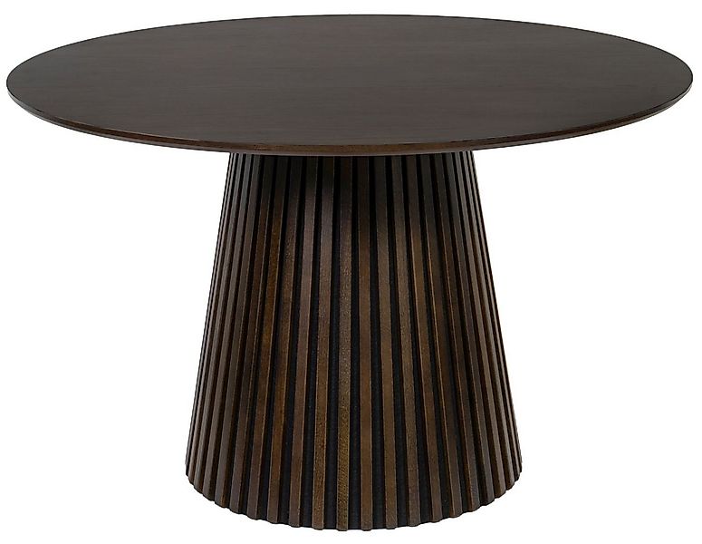 bene living Esstisch Barletta - rund 120 cm - Eichenholz smoked-braun, Mass günstig online kaufen