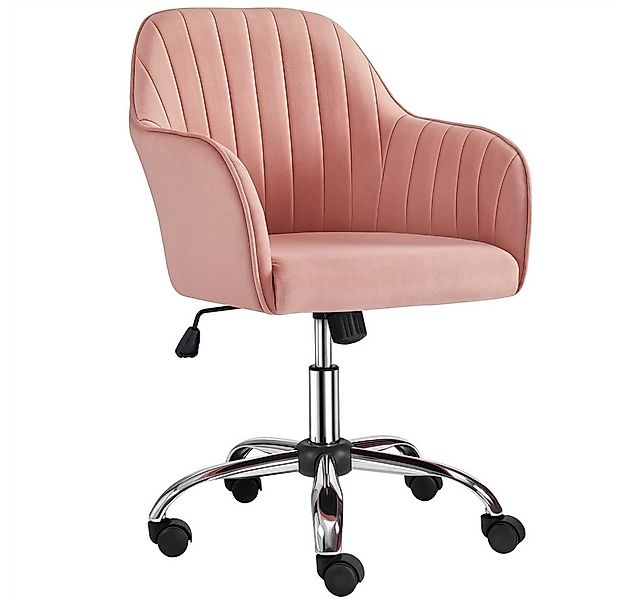Yaheetech Drehstuhl Bürostuhl höhenverstellbar drehbar, Polsterstuhl ergono günstig online kaufen