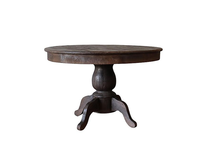 baario Esstisch Esstisch LA BEAUME 100cm, Landhausstil antikbraun rund mass günstig online kaufen