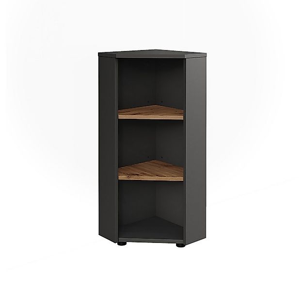 Vicco Midischrank Irma, Anthrazit/Artisan, 33 x 81 cm 3 Ablagefächer günstig online kaufen